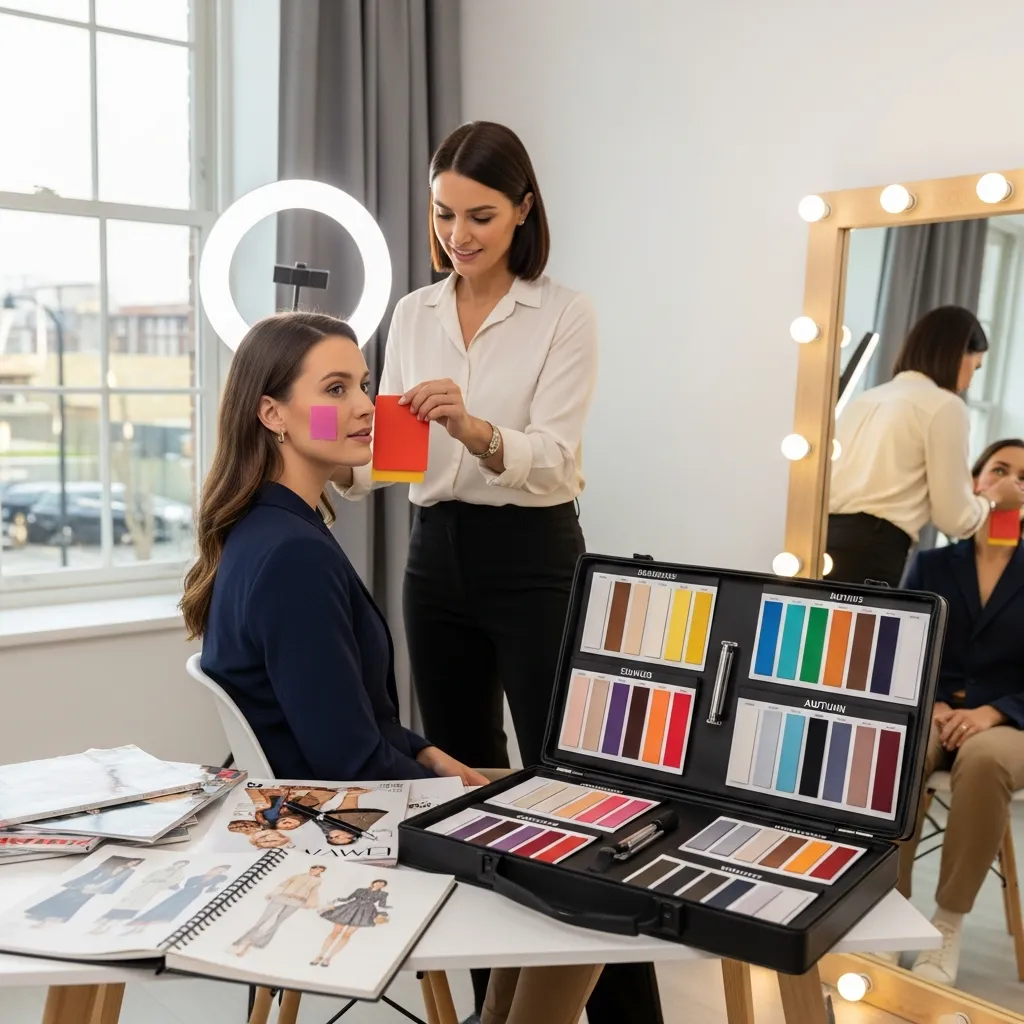 Color analysis and styling consultation