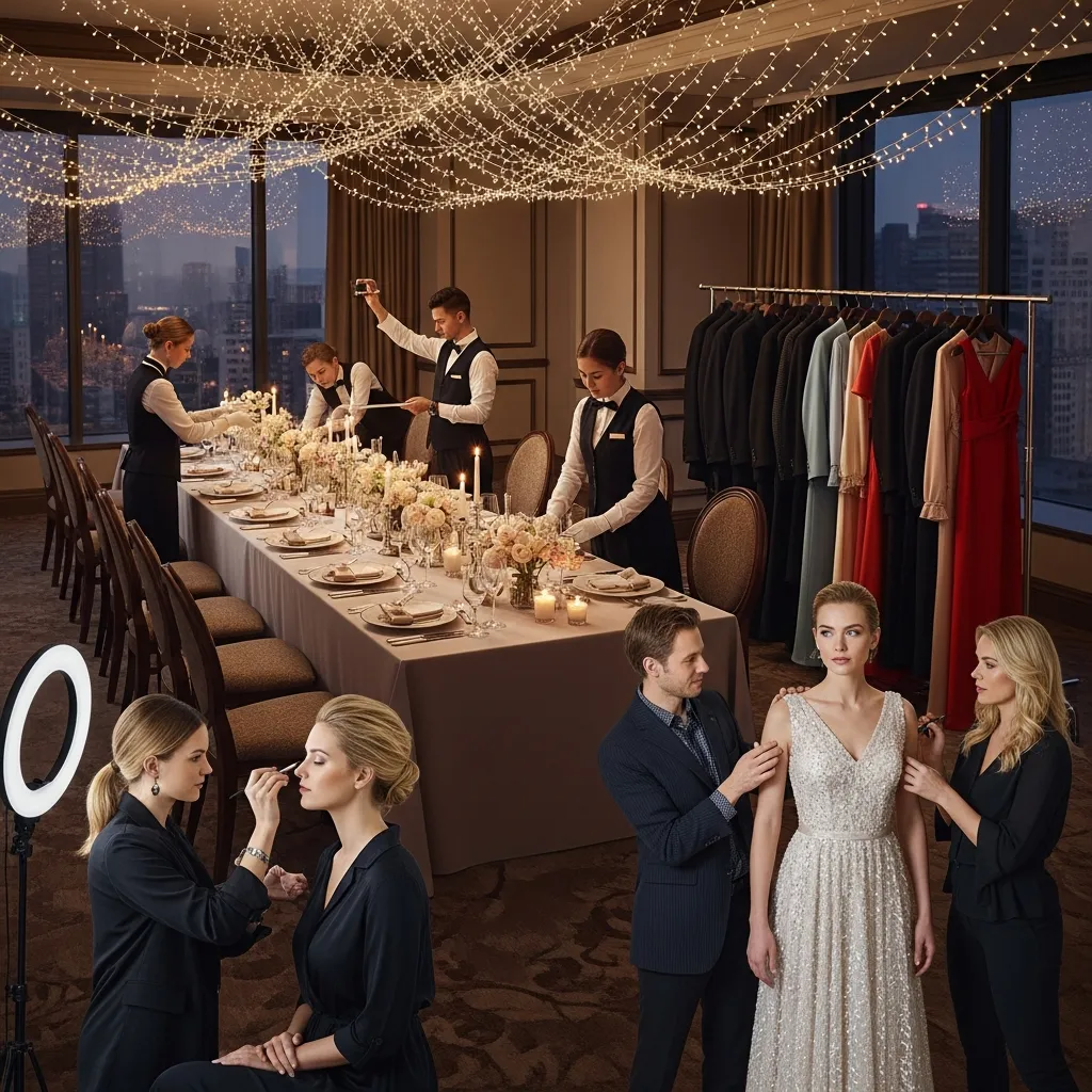 Special occasion styling and event preparation