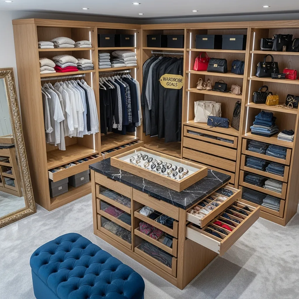 Complete wardrobe overhaul and organization